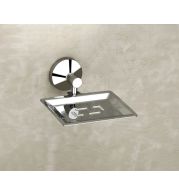 Moon Soap Dish Stainless Steel Bathroom Commercial Hotel Spa Countertop Wall Mount Heavy-Duty Anti-Rust Waterproof Easy Clean Professional Grade Durable Single Compartment Rustproof Hygienic Lunar Design Space Saving Modern Luxury Elegant Contemporary Fin